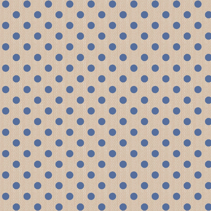 PRE-ORDER Tilda- Creating Memories- Polkadot TIL160071- Blue- Half Yard- June 2024 - Modern Fabric Shoppe