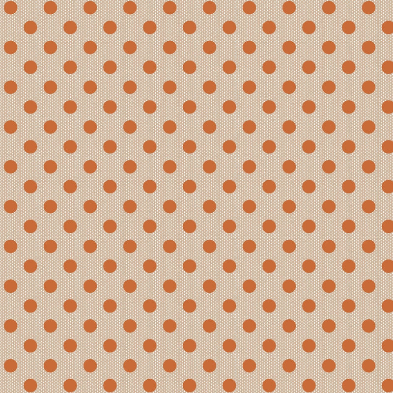 PRE-ORDER Tilda- Creating Memories- Polkadot TIL160078- Ginger- Half Yard- June 2024 - Modern Fabric Shoppe