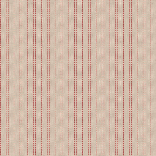 PRE-ORDER Tilda- Creating Memories- Seamstripe TIL160083- Red- Half Yard- June 2024 - Modern Fabric Shoppe