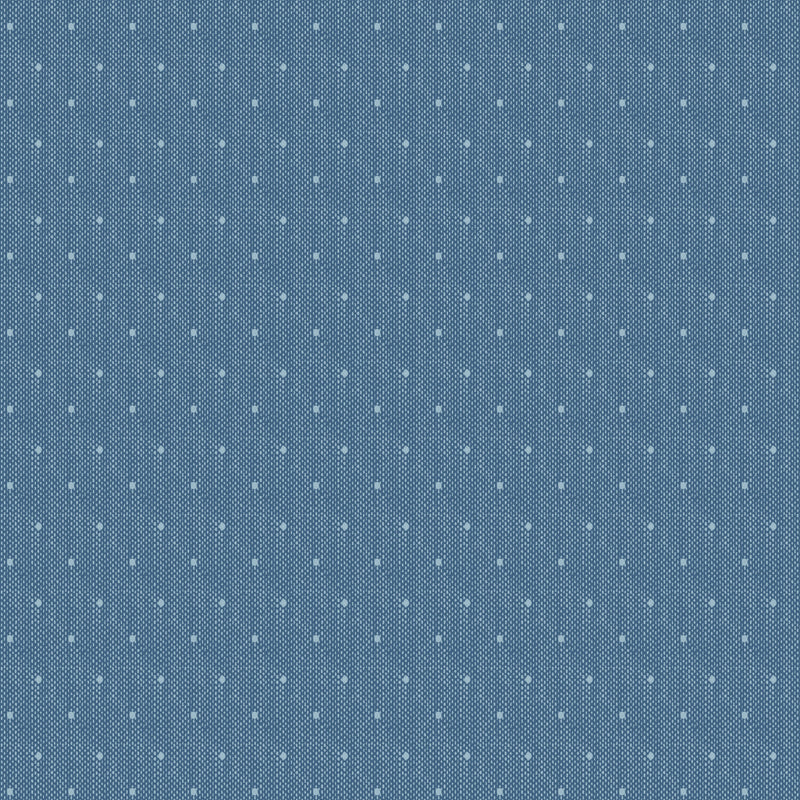 PRE-ORDER Tilda- Creating Memories- Tinydot TIL160067- Blue- Half Yard- June 2024 - Modern Fabric Shoppe