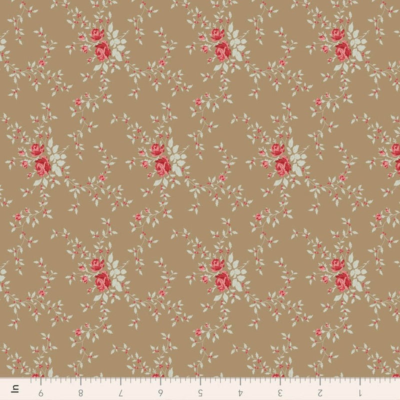 PRE-ORDER Tilda- Merry Little Christmas Blender- Noel Taupe TIL110149- Half Yard- July 2027 - Modern Fabric Shoppe
