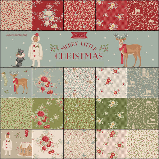 PRE-ORDER Tilda Merry Little Christmas- Half Yard Bundle- July 2027 - Modern Fabric Shoppe