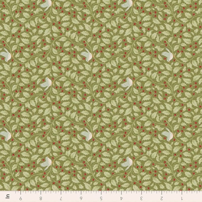 PRE-ORDER Tilda- Merry Little Christmas- Holly Moss TIL100631- Half Yard- July 2027 - Modern Fabric Shoppe