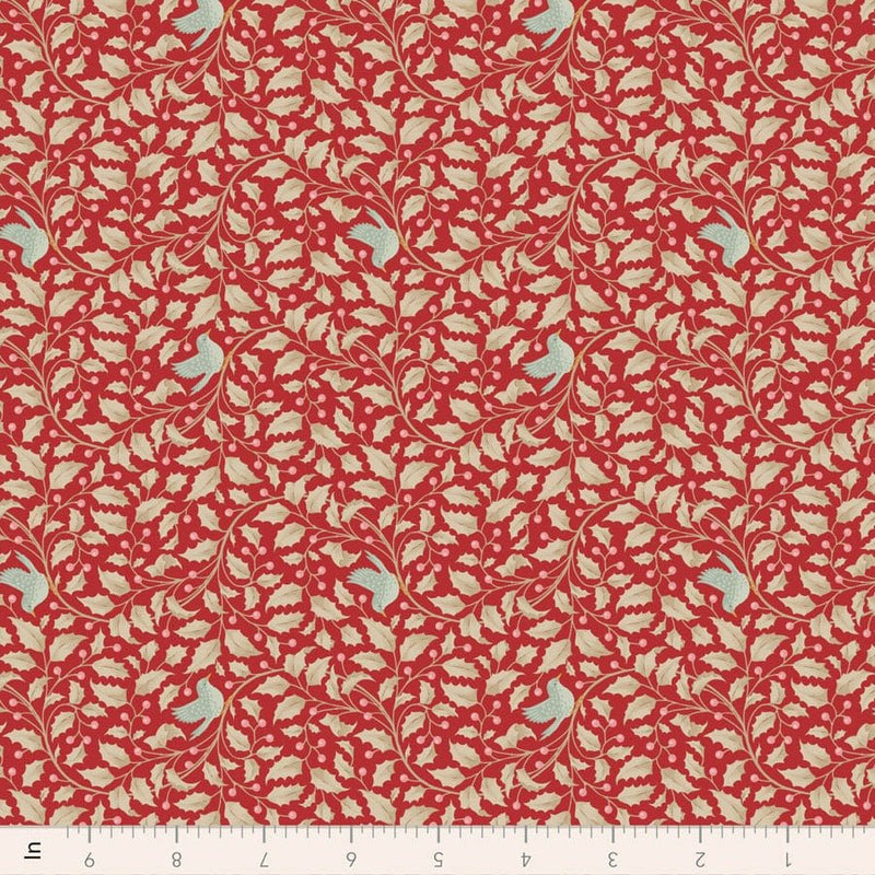 PRE-ORDER Tilda- Merry Little Christmas- Holly Red TIL100621- Half Yard- July 2027 - Modern Fabric Shoppe