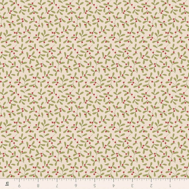 PRE-ORDER Tilda- Merry Little Christmas- Mistletoe Cream TIL100639- Half Yard- July 2027 - Modern Fabric Shoppe