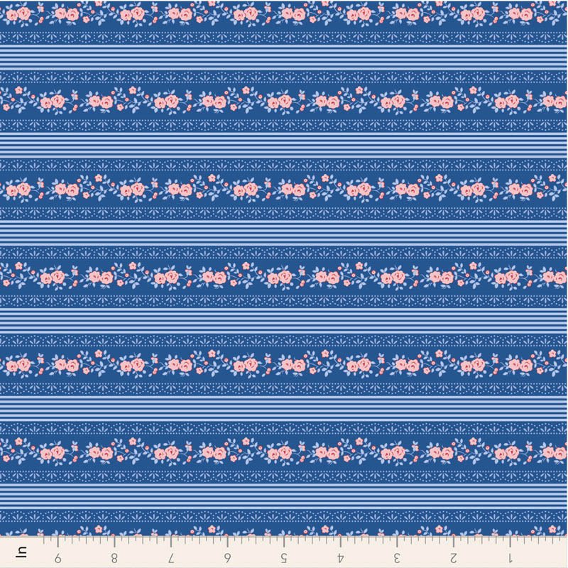 PRE - Order Tilda - Something Blue - Blenders Claramay TIL110167 Denim - Half Yard - June 2026 - Modern Fabric Shoppe