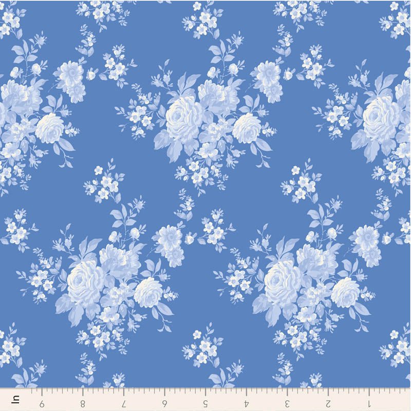 PRE - Order Tilda - Something Blue - Carol TIL100674 Cornflower - Half Yard - June 2026 - Modern Fabric Shoppe