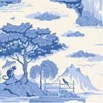 PRE - Order Tilda - Something Blue - Cottonview TIL100670 Cream - Half Yard - June 2026 - Modern Fabric Shoppe