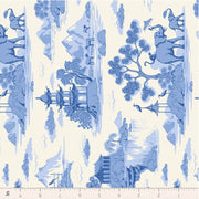 PRE - Order Tilda - Something Blue - Cottonview TIL100670 Cream - Half Yard - June 2026 - Modern Fabric Shoppe