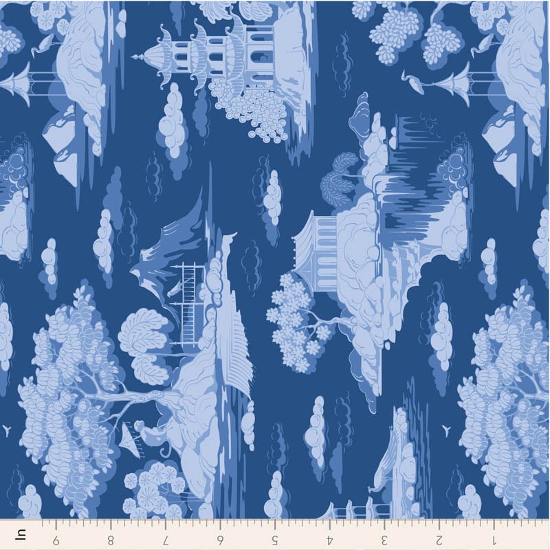 PRE - Order Tilda - Something Blue - Cottonview TIL100680 Night - Half Yard - June 2026 - Modern Fabric Shoppe