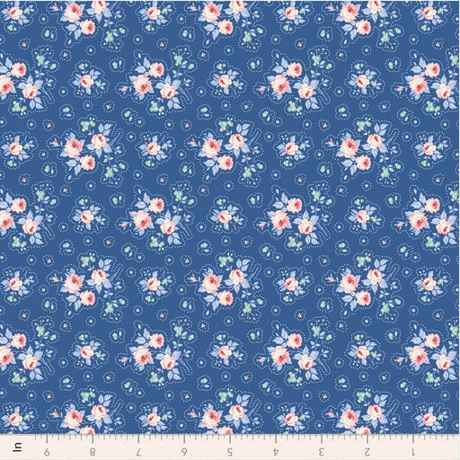 PRE - Order Tilda - Something Blue - First Kiss TIL100679 Denim - Half Yard - June 2026 - Modern Fabric Shoppe