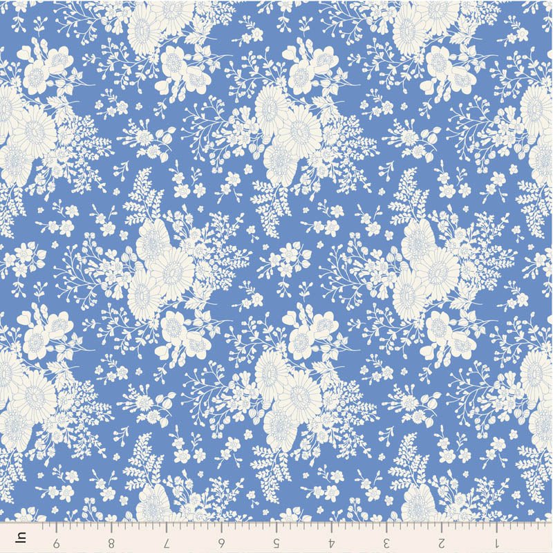 PRE - Order Tilda - Something Blue - Isolde TIL100663 Cornflower - Half Yard - June 2026 - Modern Fabric Shoppe