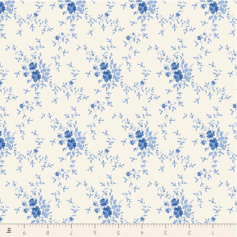 PRE - Order Tilda - Something Blue - Noel TIL100661 Blue - Half Yard - June 2026 - Modern Fabric Shoppe