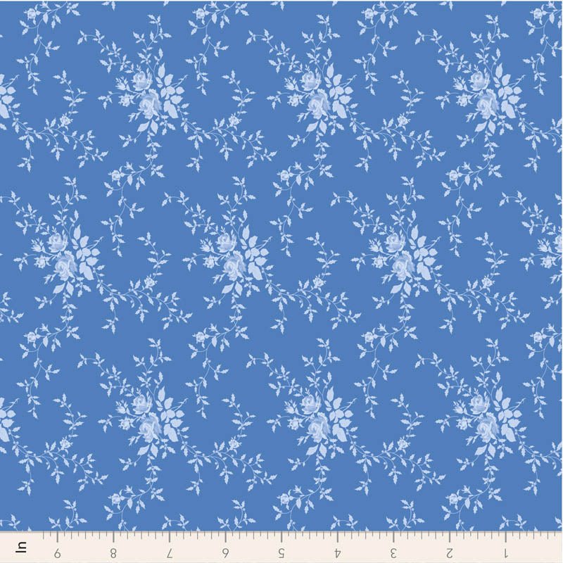 PRE - Order Tilda - Something Blue - Noel TIL100671 Cornflower - Half Yard - June 2026 - Modern Fabric Shoppe
