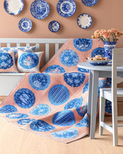 PRE - Order Tilda - Something Blue - Plate Collection Quilt Kit - Dusty Peach - June 2026 - Modern Fabric Shoppe