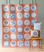 PRE - Order Tilda - Something Blue - Plate Collection Quilt Kit - Terra Cotta - June 2026 - Modern Fabric Shoppe