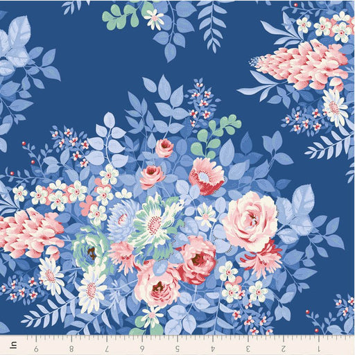 PRE - Order Tilda - Something Blue - Whimsyflower TIL100675 Night - Half Yard - June 2026 - Modern Fabric Shoppe