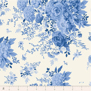 PRE - Order Tilda - Something Blue - Wildgarden TIL100667 Blue - Half Yard - June 2026 - Modern Fabric Shoppe