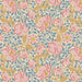 Pre - Order Tilda Songbird - Flora TIL100654 Blue - Half Yard - February 2026 - Modern Fabric Shoppe