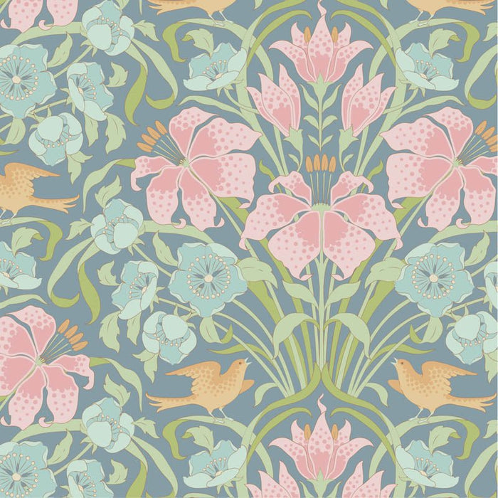 Pre - Order Tilda Songbird - Songbird TIL100652 Blue - Half Yard - February 2026 - Modern Fabric Shoppe