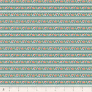 PRE-Order Tilda- Village Life- Agnes TIL100690 Teal- Half Yard- October 2026 - Modern Fabric Shoppe