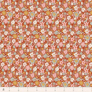 PRE-Order Tilda- Village Life- Esther TIL100685 Rust- Half Yard- October 2026 - Modern Fabric Shoppe