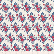 PRE-Order Tilda- Village Life- Myrtle TIL100698 Blue- Half Yard- October 2026 - Modern Fabric Shoppe