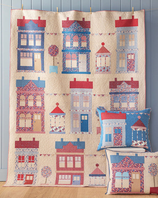 PRE- ORder Tilda- Village Life Putty Quilt Kit featuring Village Life- October 2026 - Modern Fabric Shoppe