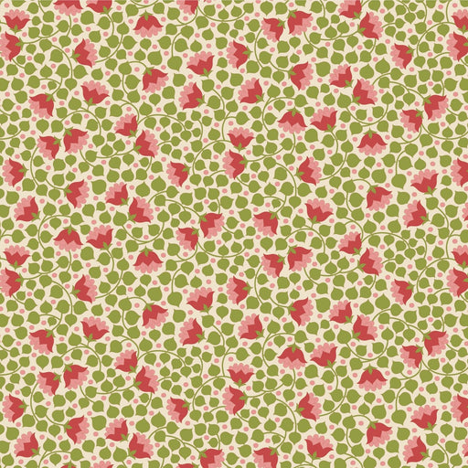 PRE - Order Tilda Wallflower Bellflower - Wallflower Blender TIL110128 Green - Half Yard - June 2025 - Modern Fabric Shoppe