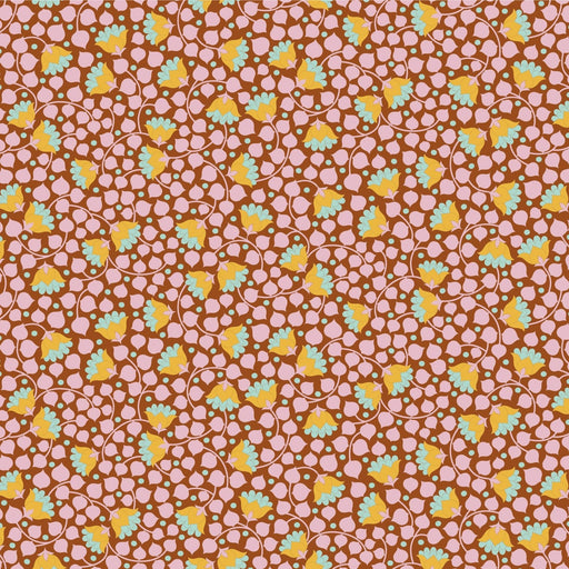 PRE - Order Tilda Wallflower Bellflower - Wallflower Blender TIL110135 Mulberry - Half Yard - June 2025 - Modern Fabric Shoppe