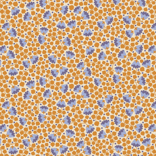 PRE - Order Tilda Wallflower Bellflower - Wallflower Blender TIL110136 Mustard - Half Yard - June 2025 - Modern Fabric Shoppe