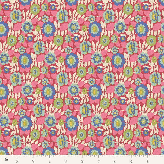 PRE - Order Tilda Wallflower - Wallflower Beverly TIL110610 Pink - Half Yard - June 2025 - Modern Fabric Shoppe