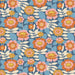 PRE - Order Tilda Wallflower - Wallflower Beverly TIL110611 Blue - Half Yard - June 2025 - Modern Fabric Shoppe