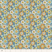 PRE - Order Tilda Wallflower - Wallflower Lauren TIL110603 Blue - Half Yard - June 2025 - Modern Fabric Shoppe