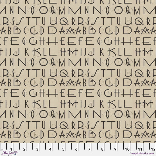 PRE - Order Tim Holtz - Eclectic Elements Palette - Charcoal Typography PWTH314.CHARCOAL - Half Yard - August 2025 - Modern Fabric Shoppe