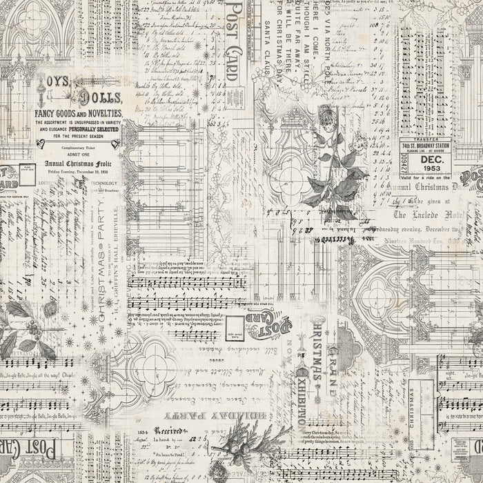 PRE - Order Tim Holtz - Eclectic Elements Palette - Christmas Remnants PWTH336.CHRISTMAS - Half Yard - May 2025 - Modern Fabric Shoppe
