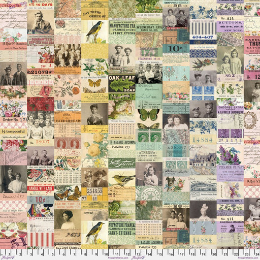 PRE - Order Tim Holtz - Eclectic Elements Palette - Multi Collage PWTH320.MULTI - Half Yard - September 2025 - Modern Fabric Shoppe