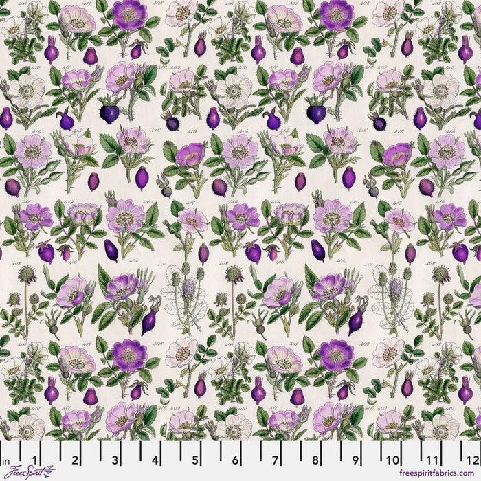 PRE - Order Tim Holtz - Eclectic Elements Palette - Purple Botanical PWTH306.PURPLE - Half Yard - July 2025 - Modern Fabric Shoppe