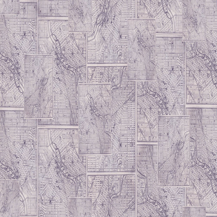 PRE - Order Tim Holtz - Eclectic Elements Palette - Purple Map PWTH303.PURPLE - Half Yard - July 2025 - Modern Fabric Shoppe