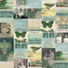 PRE - Order Tim Holtz - Eclectic Elements Palette - Teal Collage PWTH270.TEAL - Half Yard - April 2025 - Modern Fabric Shoppe