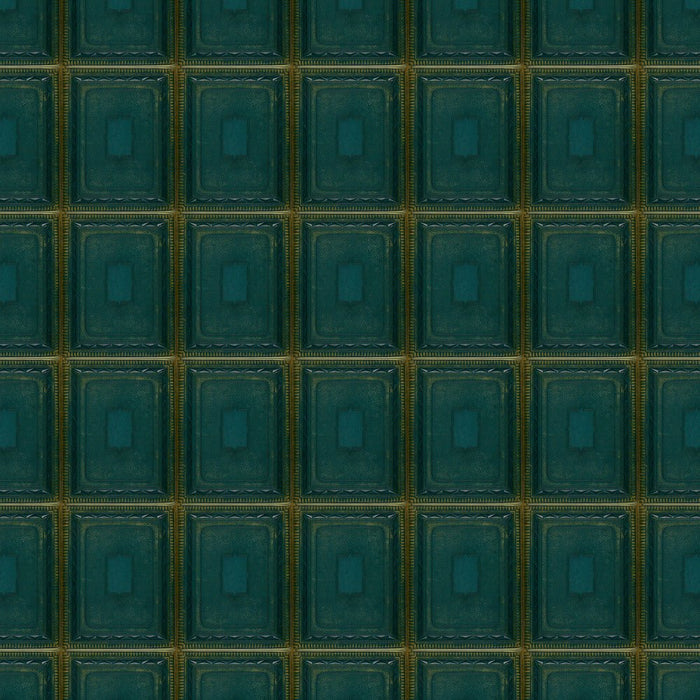 PRE - Order Tim Holtz - Eclectic Elements Palette - Teal Tiles PWTH274.TEAL - Half Yard - April 2025 - Modern Fabric Shoppe