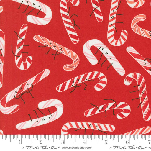 PRE - ORDER Tiny Christmas by Lizzy House - Christmas Red 37134 12 - Half Yard - June 2025 - Modern Fabric Shoppe