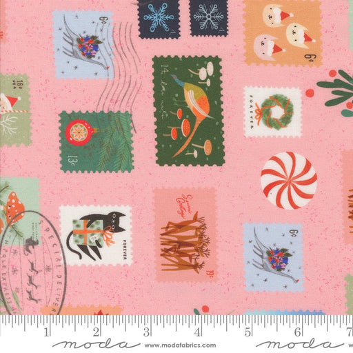PRE - ORDER Tiny Christmas by Lizzy House - Cotton Candy 37132 15 - Half Yard - June 2025 - Modern Fabric Shoppe