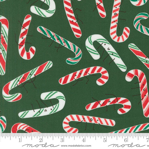 PRE - ORDER Tiny Christmas by Lizzy House - Pine 37134 19 - Half Yard - June 2025 - Modern Fabric Shoppe