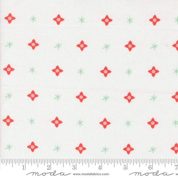 PRE - ORDER Tiny Christmas by Lizzy House - Snow 37135 11 - Half Yard - June 2025 - Modern Fabric Shoppe