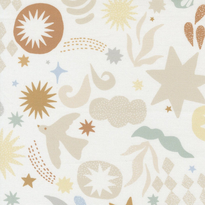 PRE - Order - To the Moon and Back by Paper + Cloth - 25902 11 - Dove - Half Yard - October 2025 - Modern Fabric Shoppe