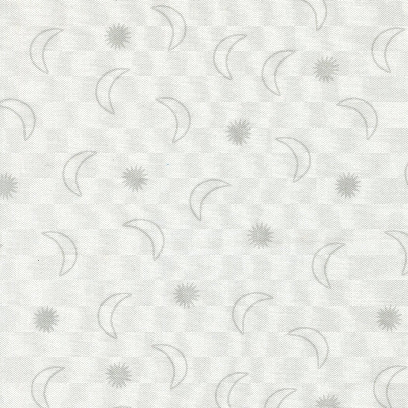 PRE - Order - To the Moon and Back by Paper + Cloth - 25904 11 - Dove - Half Yard - October 2025 - Modern Fabric Shoppe