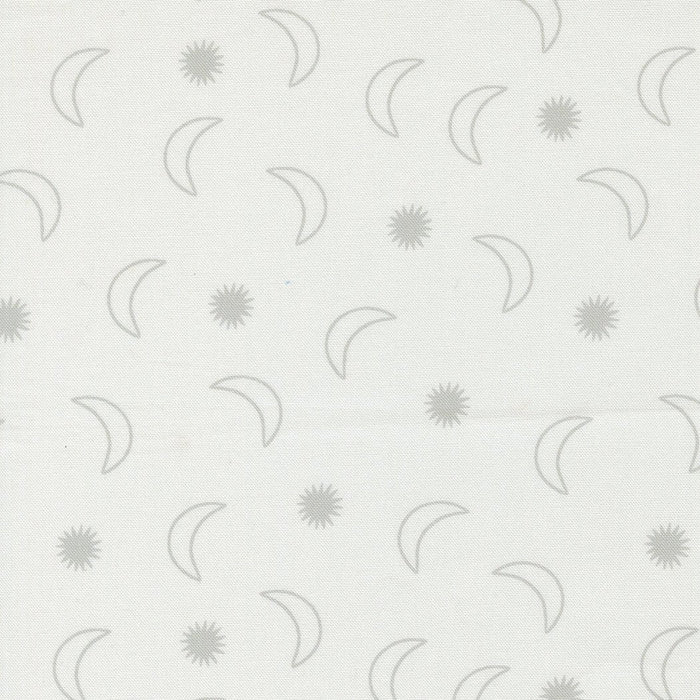 PRE - Order - To the Moon and Back by Paper + Cloth - 25904 11 - Dove - Half Yard - October 2025 - Modern Fabric Shoppe