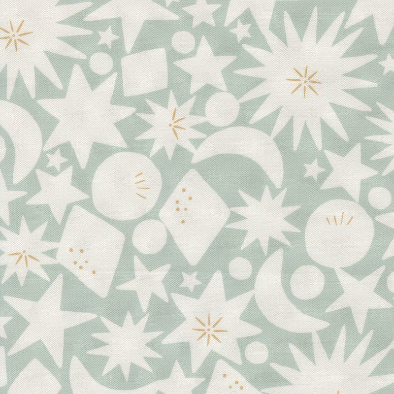 PRE - Order - To the Moon and Back by Paper + Cloth - 25905 15 - Grass - Half Yard - October 2025 - Modern Fabric Shoppe