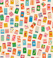 PRE - Order Trinketry by Melody Miller - RS 0109 11 - Natural With Neon - Half Yard - February 2026 - Modern Fabric Shoppe